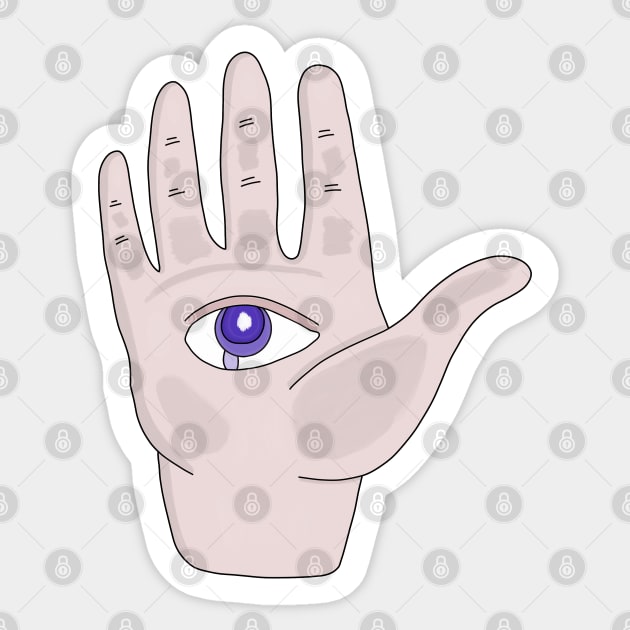 Hand With an Eye Sticker by DiegoCarvalho